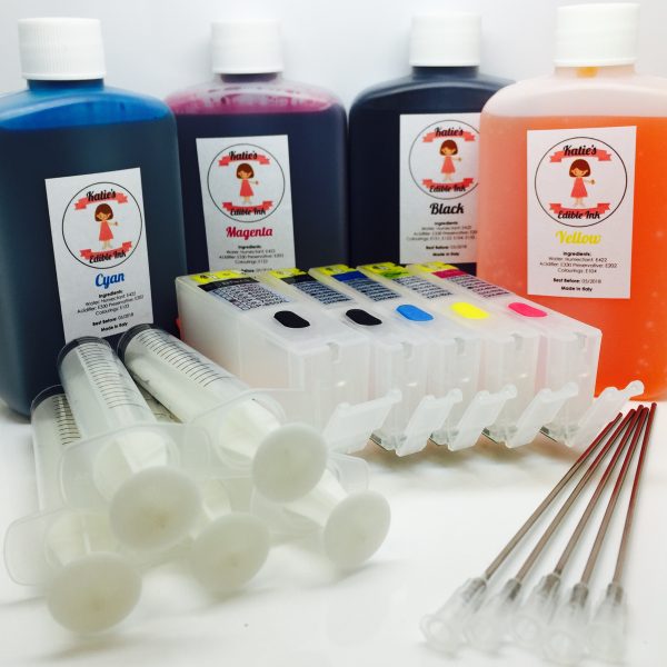thumbnail image 2 of Katie's Edible Ink Cartridge Cleaning Kit For PGI-550 & CLI-551 Printers 2 of 5