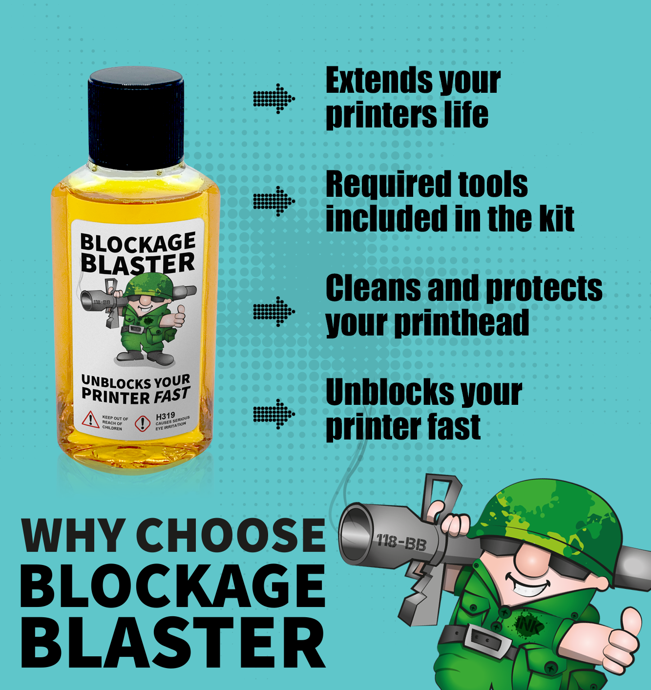 Blockage Blaster 60ml Epson Print Head Cleaning Kit - Image 4