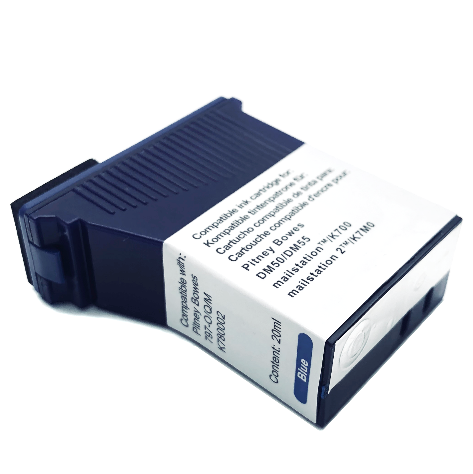 Compatible Pitney Bowes Franking Ink Cartridge Blue DM50 (K700) DM60 Series Lot Set of 5 - Image 4